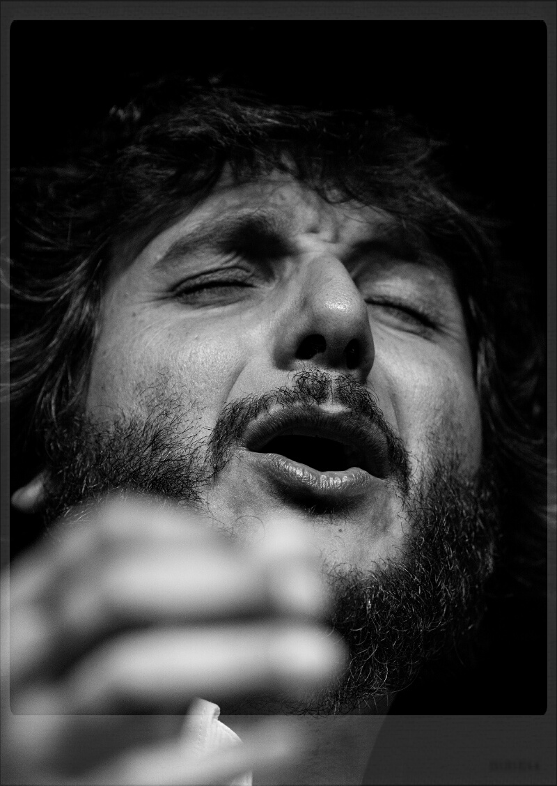 Foto de Antonio Reyes en el Círculo Flamenco de Madrid, tomada por Diego Gallardo