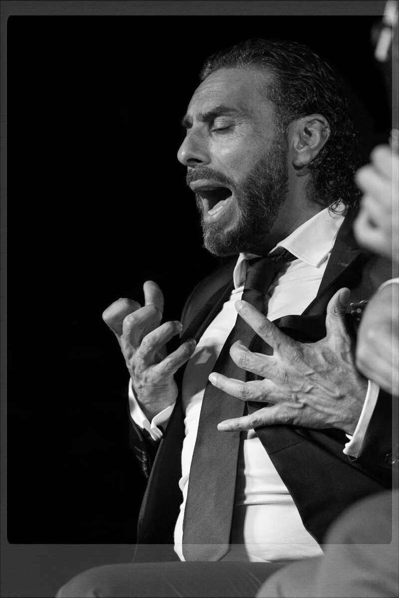 Foto de Pedro El Granaíno en el Círculo Flamenco de Madrid, tomada por Diego Gallardo