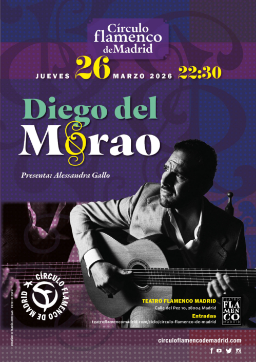 Cartel del encuentro del 26/3/2026 en el Círculo Flamenco de Madrid